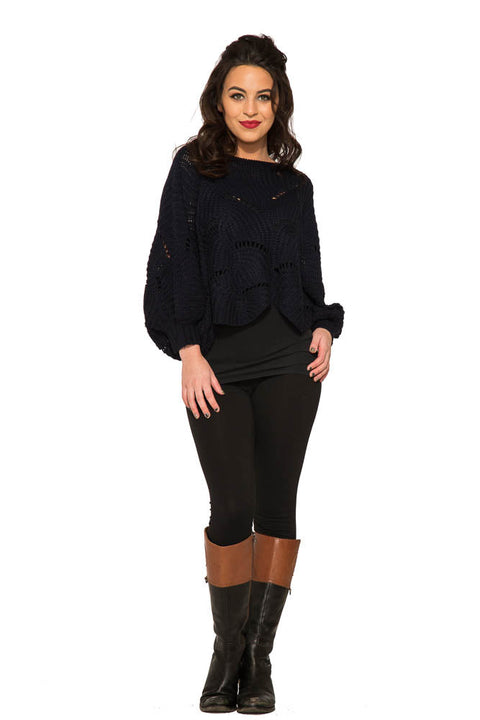 Cordelia Knitted Poncho Sweater