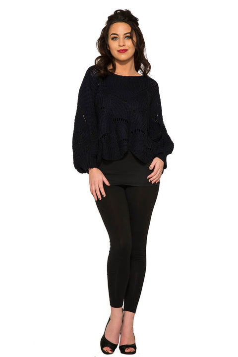 Cordelia Knitted Poncho Sweater