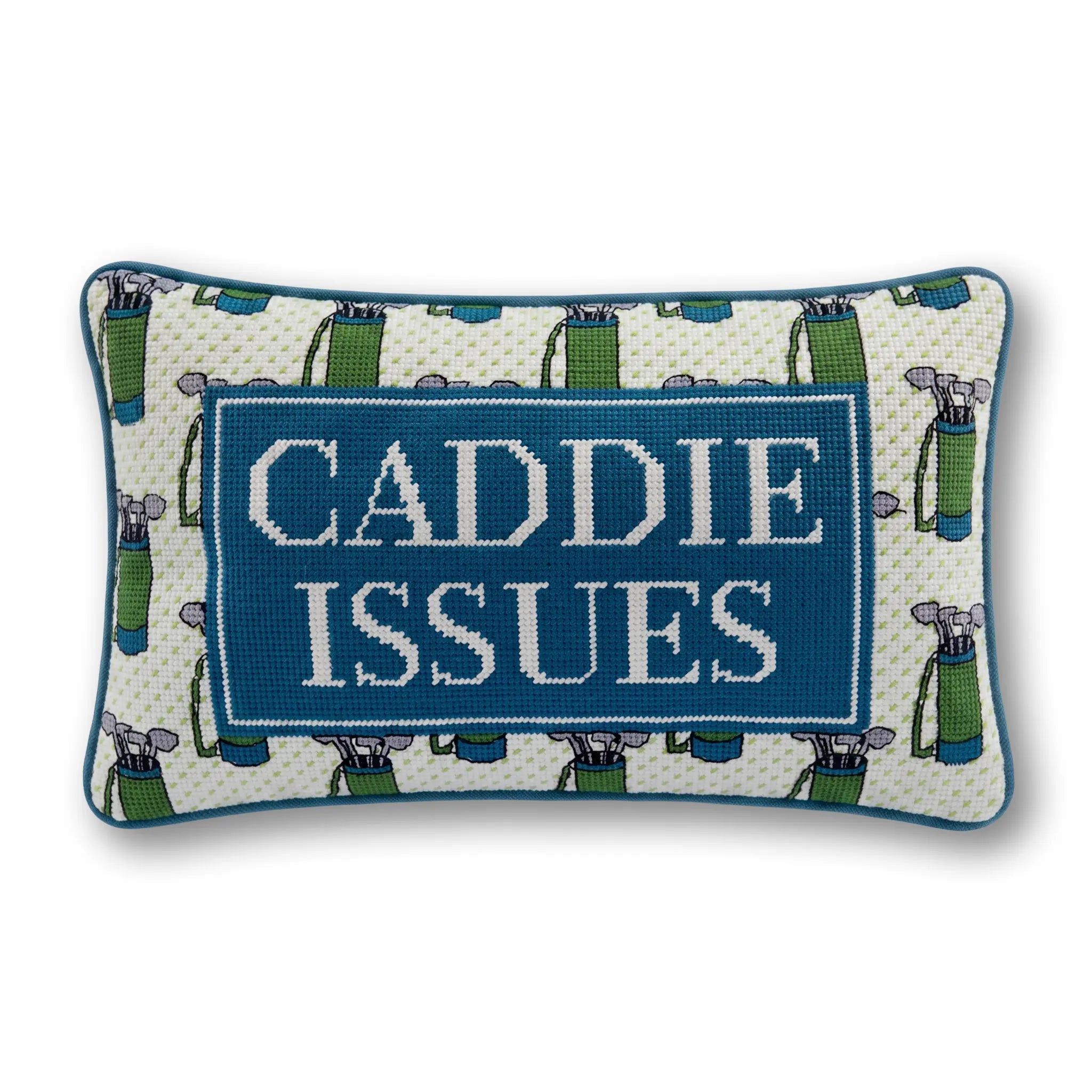 Needlepoint Pillow - Caddie Issues