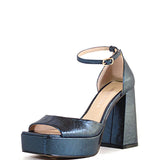 Chaser Metallic Platform Heels