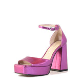 Chaser Metallic Platform Heels