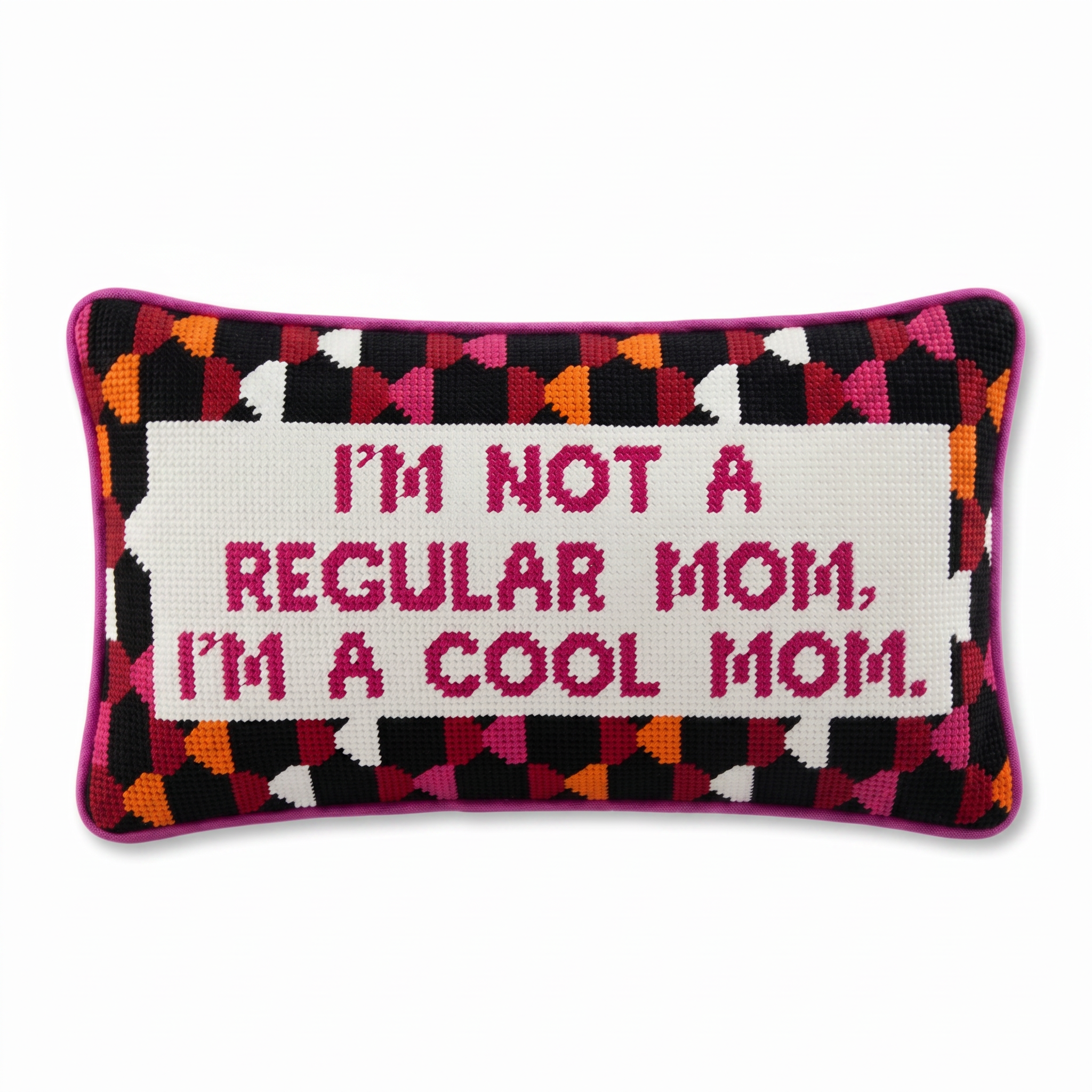 Needlepoint Pillow - I'm A Cool Mom