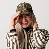 Camo Fuck Script Baseball Hat
