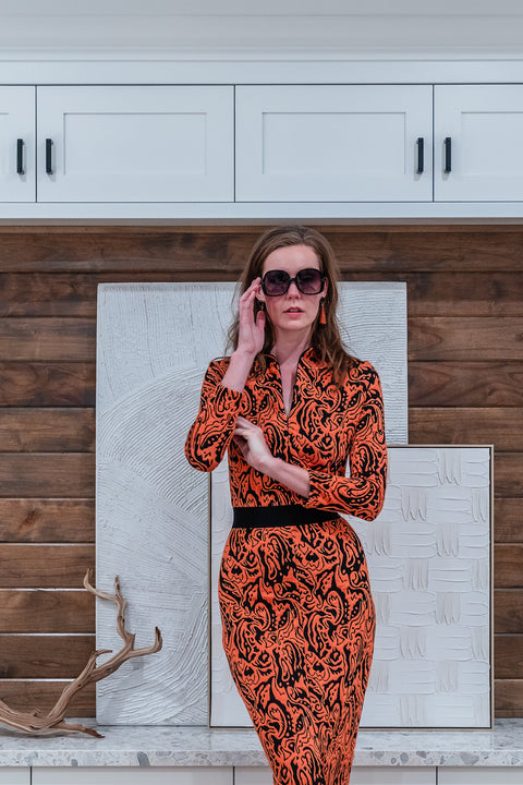 Catroux Dress in Heatwave