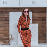 Catroux Dress in Heatwave