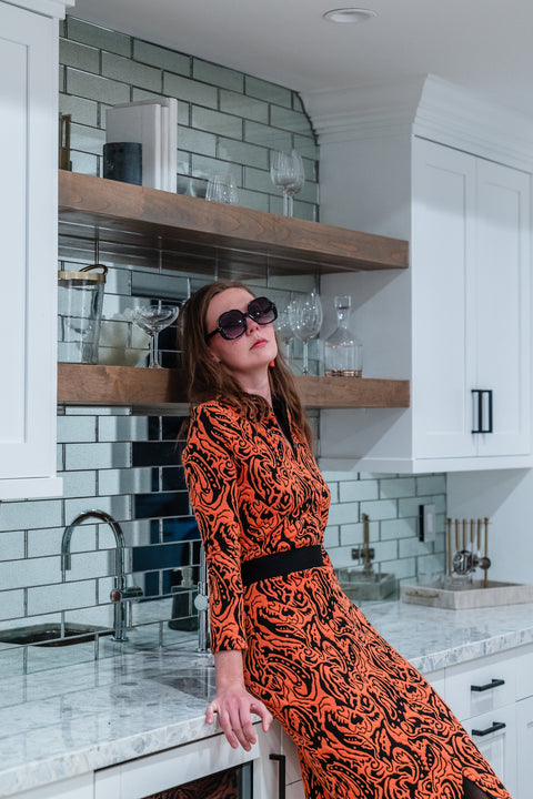 Catroux Dress in Heatwave