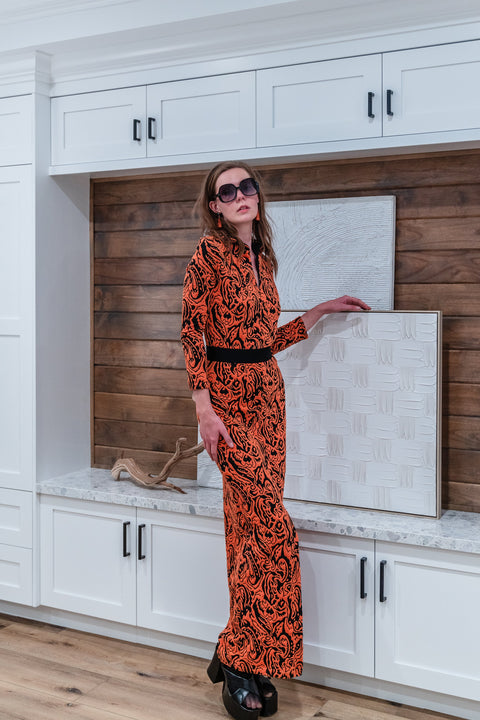 Catroux Dress in Heatwave