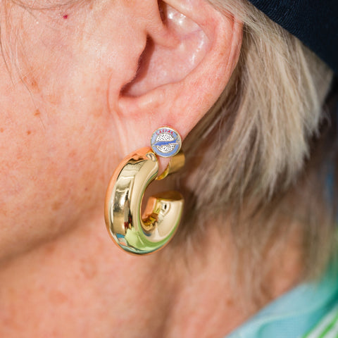 Caviar Stud Earrings
