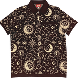 Unisex Celestial Button Up Knit Shirt