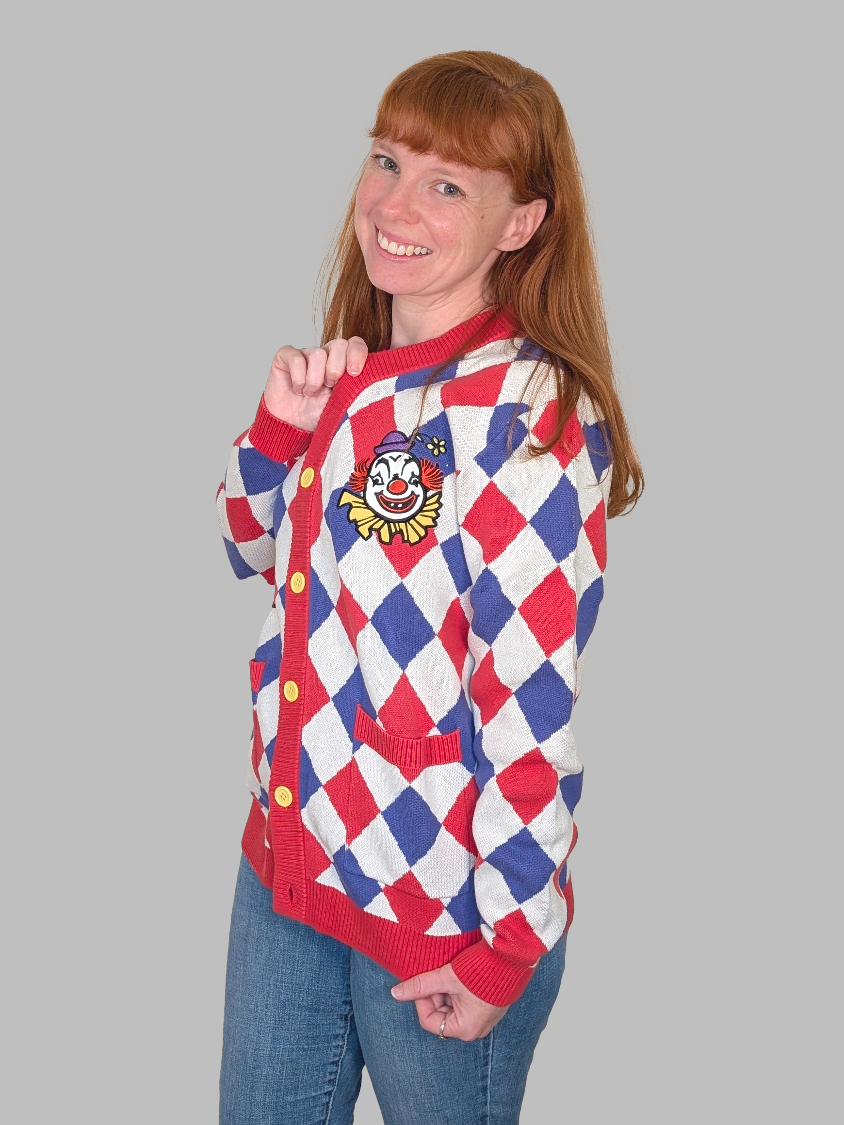 Unisex Certified Clown Cardigan 100% Cotton – ModCloth