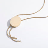 Checkered Bolo Necklace