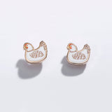 Chicken Stud Earrings