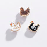 Chicken Stud Earrings