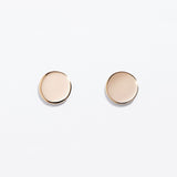 Circle Stud Earrings Sterling Silver