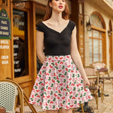 Christmas Stockings Skater Skirt