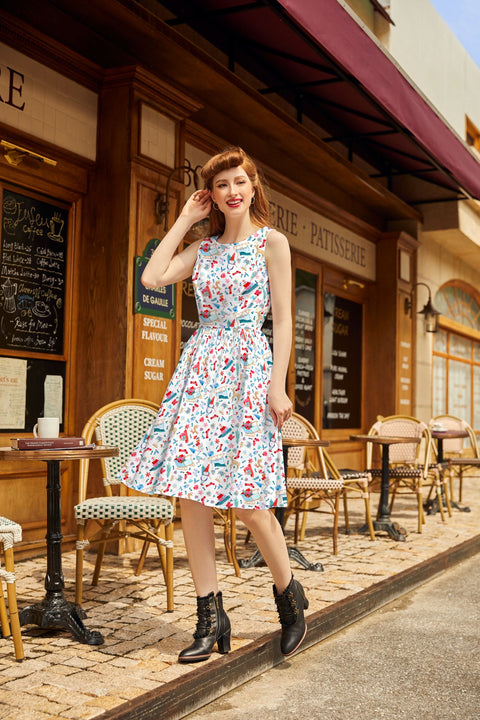 vintage winter dress Winter Cheer Vintage Dress