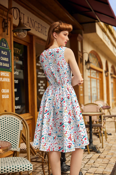 Vintage Style Midi Dress Winter Cheer ModCloth Vintage Style Midi Dress Winter Cheer ModCloth