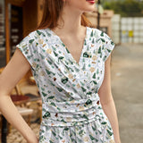 Greta Surplice Dress Animal Town