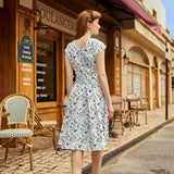 Greta Surplice Dress Animal Town
