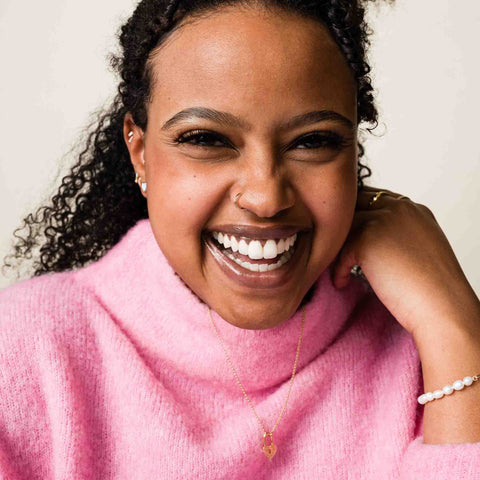 Alicia Lock Charm Necklace