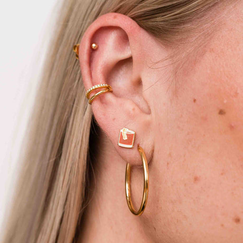 Old Fashioned Stud Earrings