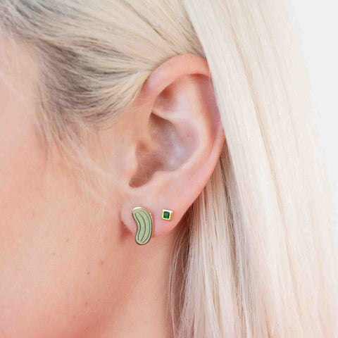 Pickle Stud Earrings