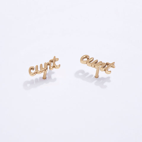 Cunt Script Studs