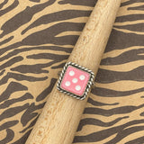 Zion - Pink Dice #5 Ring