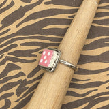 Zion - Pink Dice #5 Ring