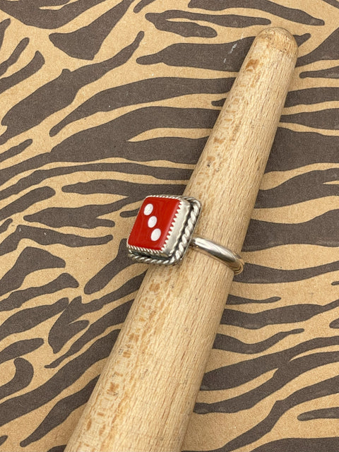 Zara - Red Dice #3 Ring