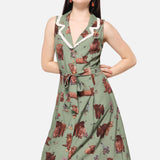 Highland Fling Ruffle Dress