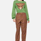 Grazing Cow Knit Sweater