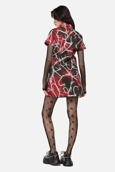 Sharp Hearted Mini Dress