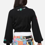 Galactic Print Cardigan