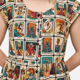 Tarot Print Goth Dress