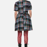 Hermit Goth Tartan Mini Dress