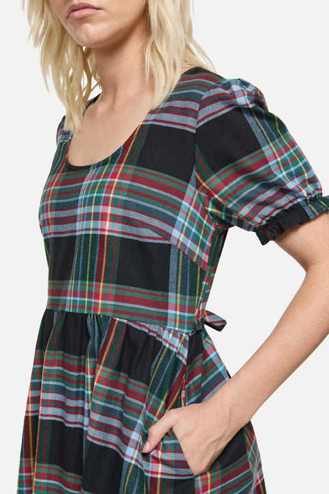 Hermit Goth Tartan Mini Dress