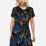 Panther Punk Mini Dress