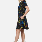 Panther Punk Mini Dress