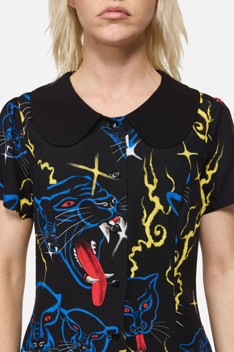 Panther Punk Mini Dress