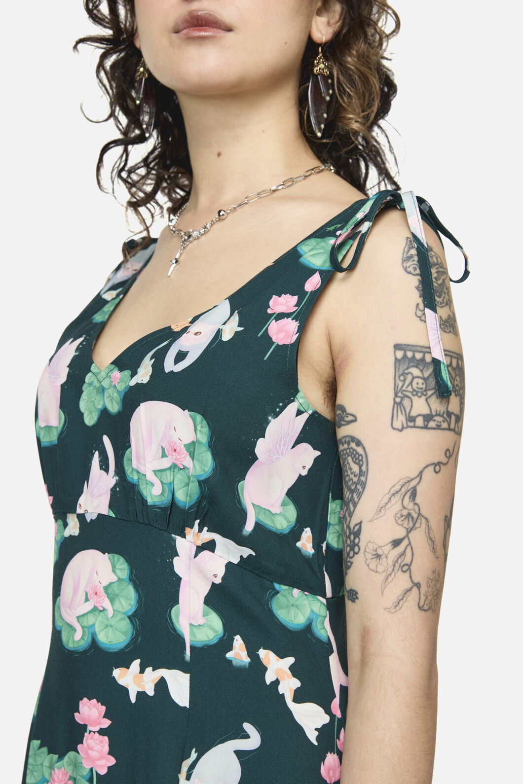 Lilycat Cottagecore Midi Dress