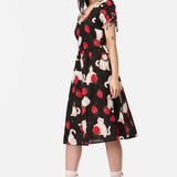 Strawberry Cat Repeat Dress