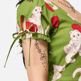 Strawberry Cat Repeat Dress