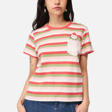 Strawberry Cat Pocket Tee