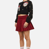 Official Portrait Cat Cropped Cardigan