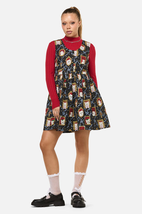 Official Cat Portrait Sleeveless Dress