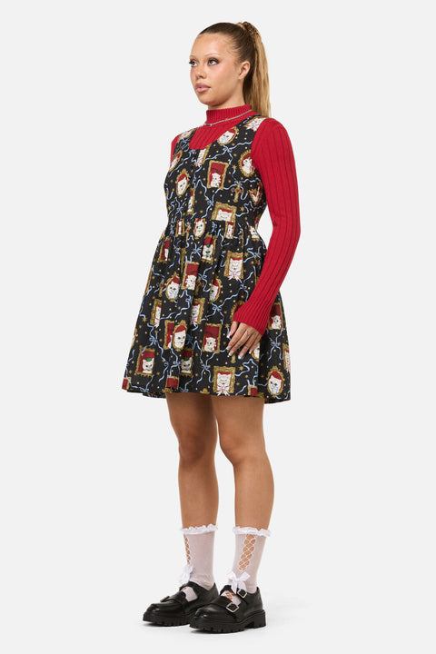 Official Cat Portrait Sleeveless Dress