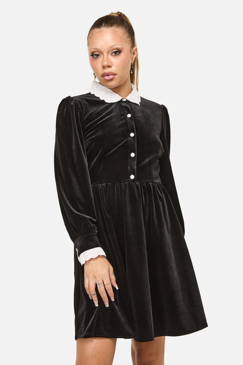 Mabel Velvet Mini Dress