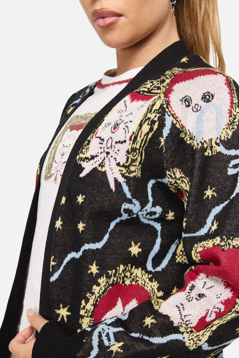 Official Cat Portrait Cardigan