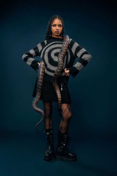Slithering Goth Knit